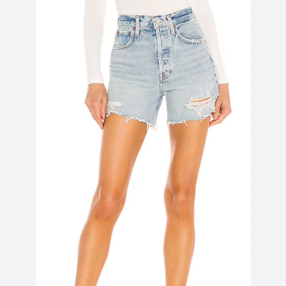 Agolde Riley Shorts in Groove